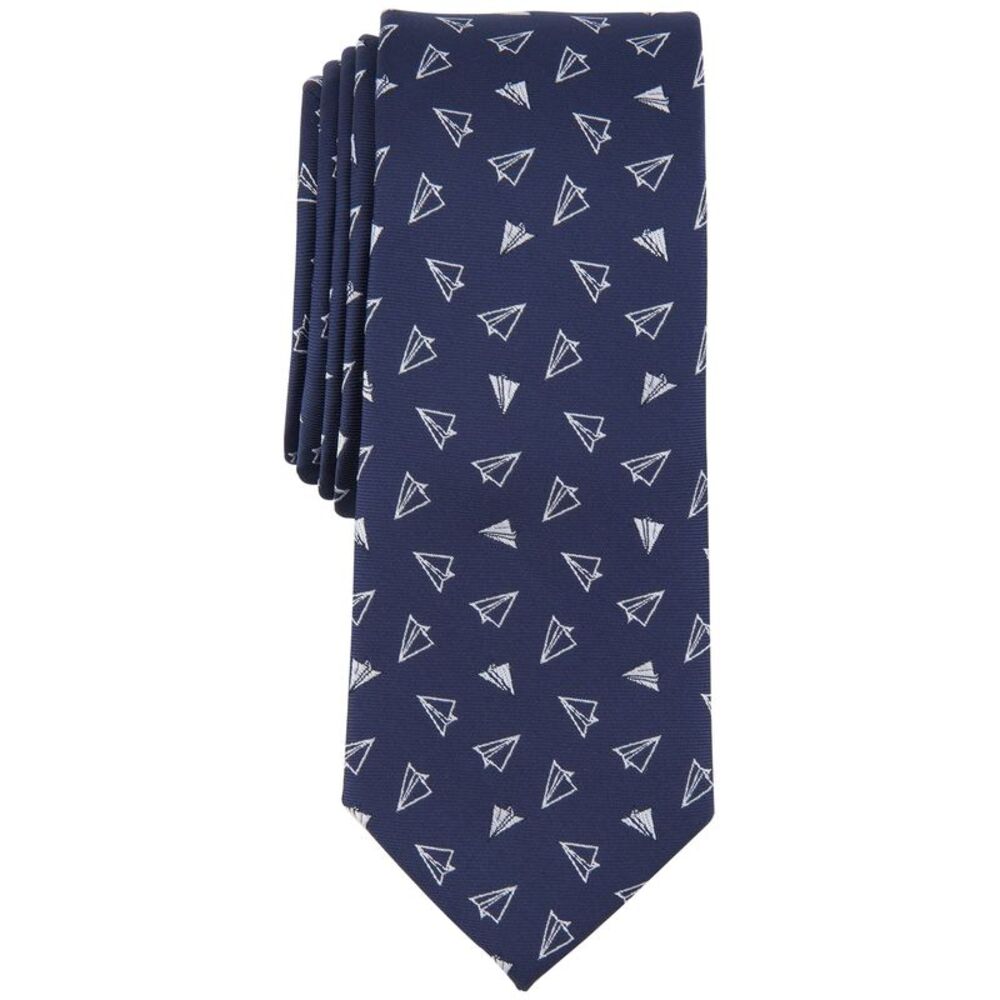 Men's Paper Planes Graphic Tie